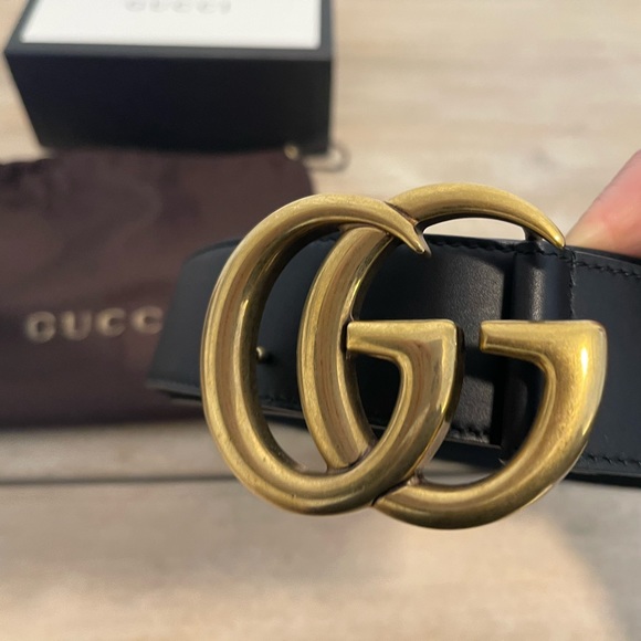 Gucci GG Belt Black size 100 - Picture 2 of 8